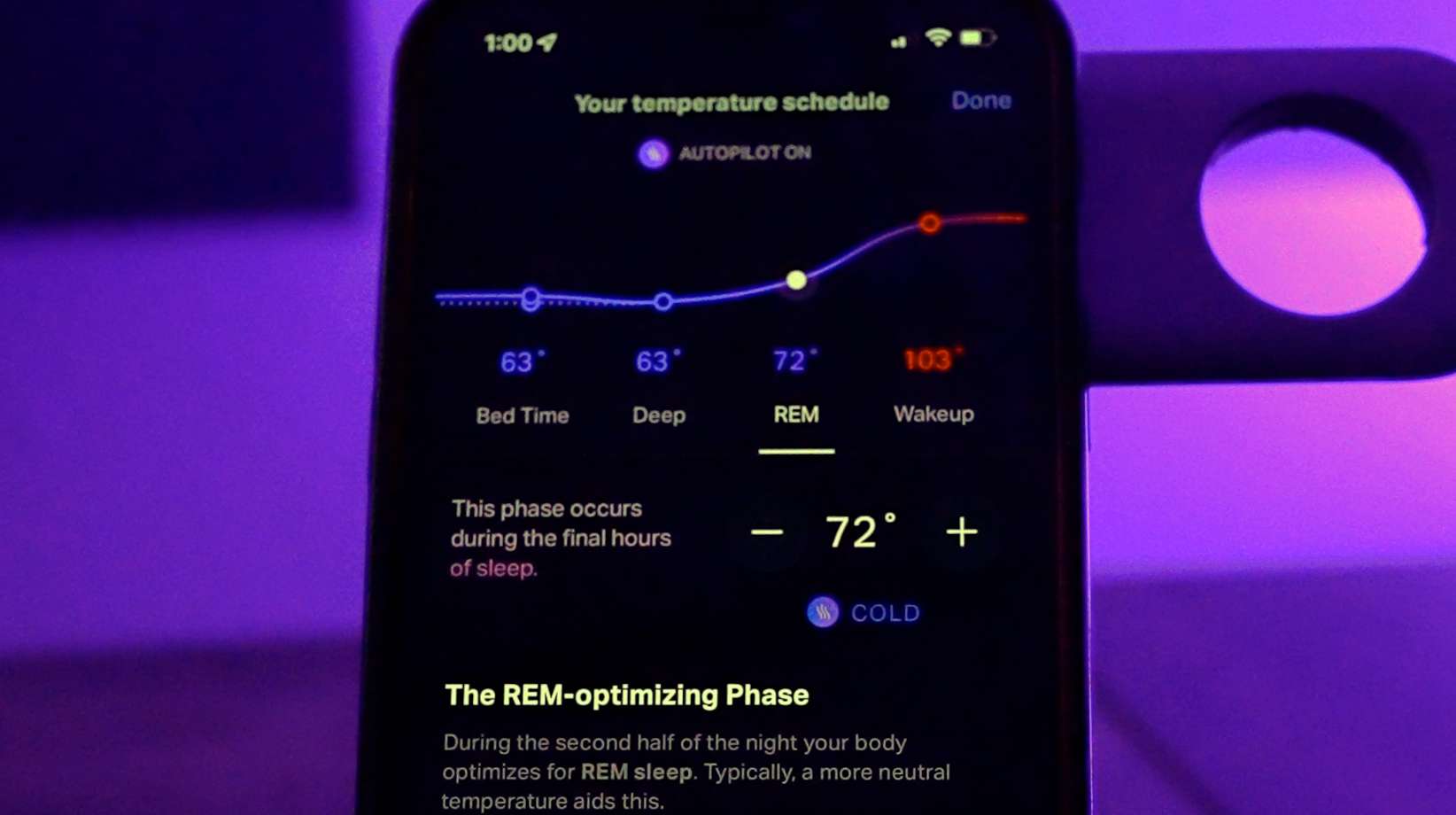 Eight Sleep Temperature Schedule